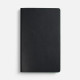 Ежедневник Trait, недатированный, черный с зеленым