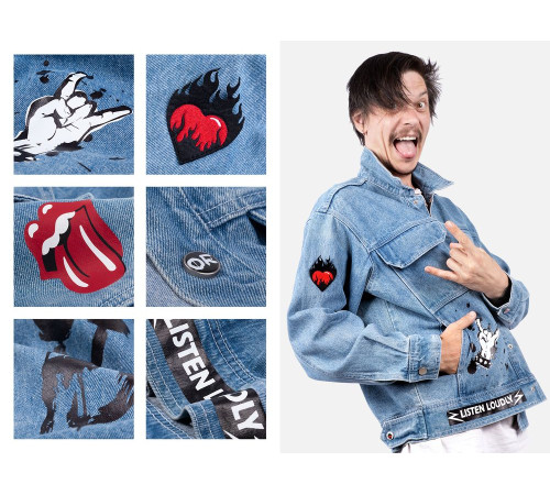 Куртка джинсовая O2, голубая