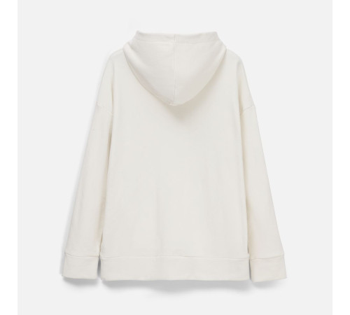 Худи унисекс H2, молочно-белое