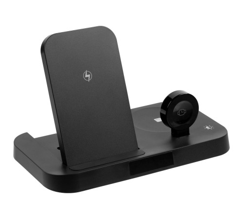 Зарядная станция с часами Clock Nest, черная