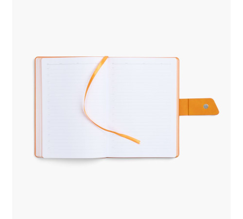 Ежедневник Boom, недатированный, черный с оранжевым