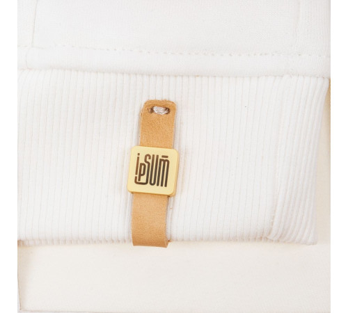 Квадратный шильдик на резинку Direct, матовый золотистый