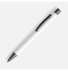 Ручка шариковая Atento Soft Touch, белая