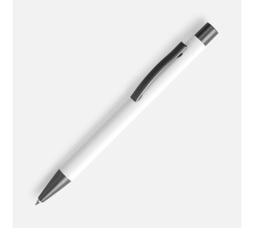 Ручка шариковая Atento Soft Touch, белая