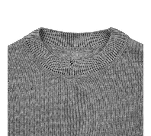 Джемпер оверсайз унисекс Grunge в сумке, серый