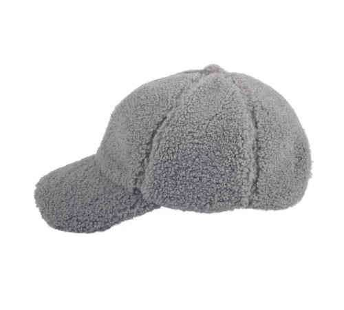 Бейсболка Oblako, утепленная, серая