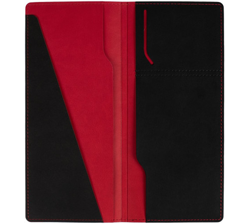 Дорожный органайзер Multimo, черный с красным