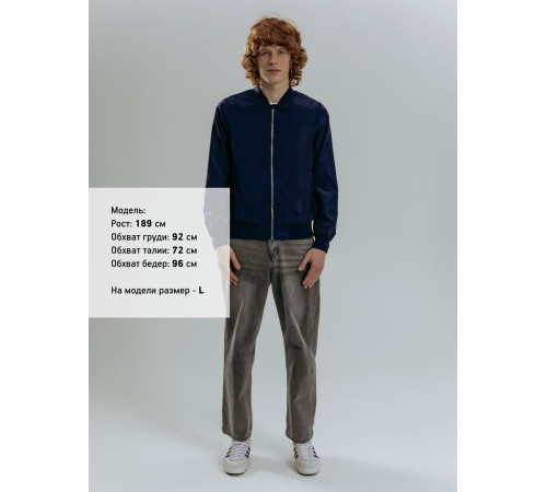 Бомбер Wigton, темно-синий