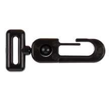 Застежка-карабин Сarabine, S, черный