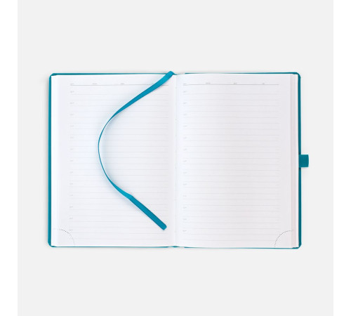 Ежедневник Favor Gold, недатированный, бирюзовый