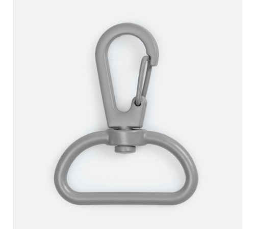 Застежка-карабин Snap Hook, L, серая