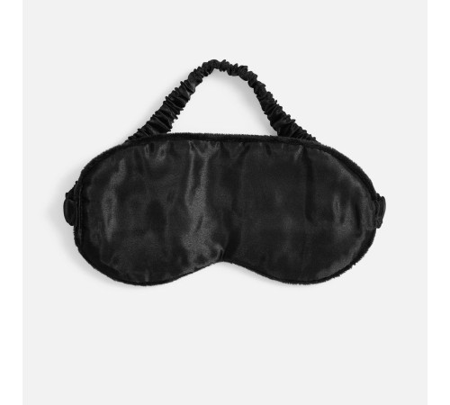 Двухстороняя маска для сна Veluto, черная