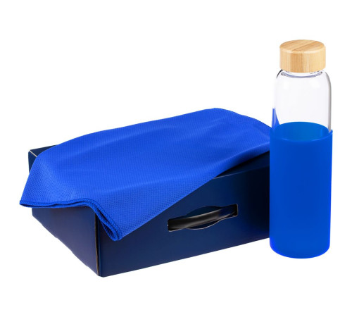 Коробка Matter Light, синяя, с черной ручкой