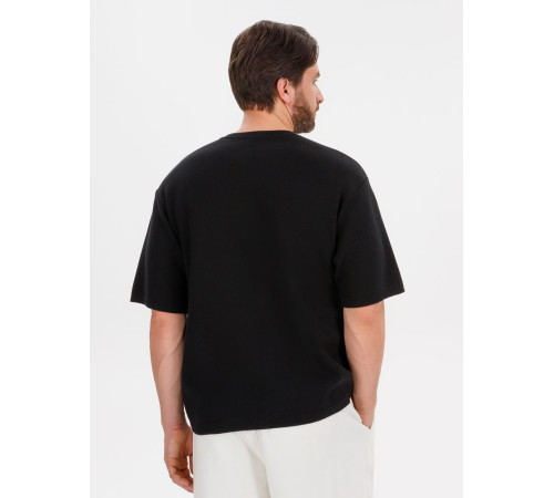 Джемпер с коротким рукавом Siluetti Volumica, черный