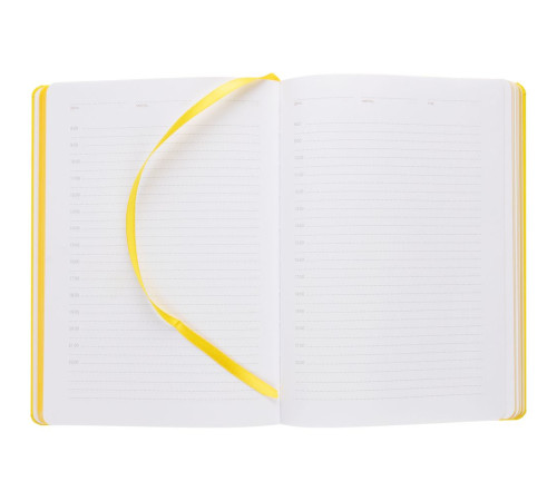 Ежедневник New Factor, недатированный, желтый