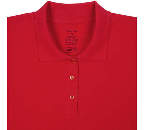 Рубашка поло женская Virma Lady, красная