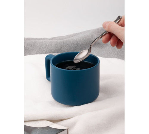 Чашка Jumbo в коробке матовая, морская волна