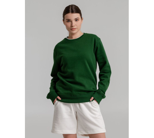 Свитшот унисекс King, темно-зеленый