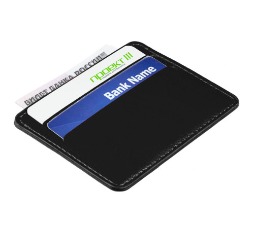 Чехол для карточек Nebraska, черный