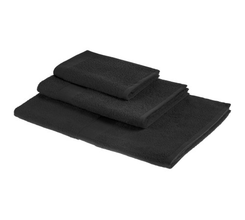 Полотенце Soft Me Light, большое, черное