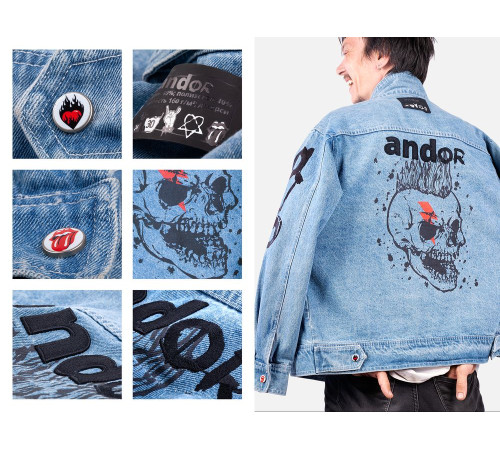 Куртка джинсовая O2, голубая