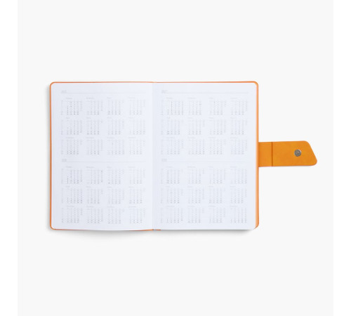 Ежедневник Boom, недатированный, черный с оранжевым