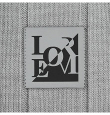 Лейбл светоотражающий Tao, L, серый