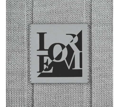 Лейбл светоотражающий Tao, L, серый