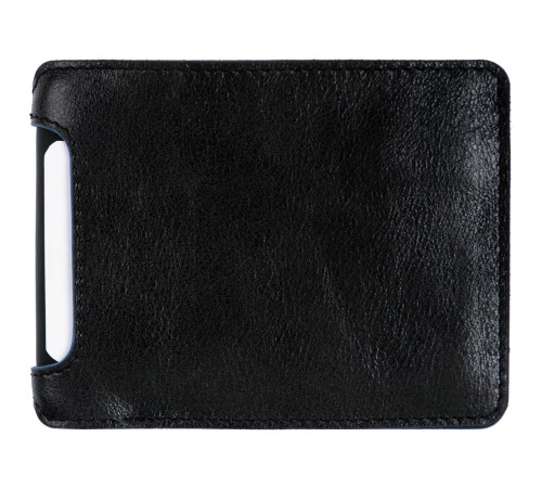 Портмоне Arrival, черное с синим