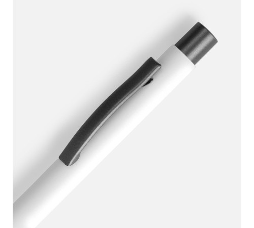 Ручка шариковая Atento Soft Touch, белая