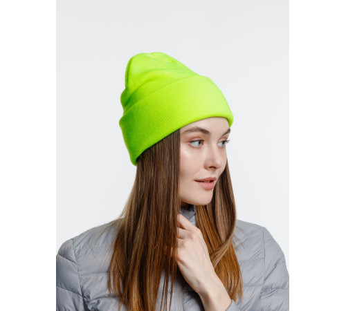 Шапка Urban Flow, салатовый неон