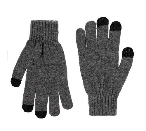 Перчатки сенсорные Urban Flow, темно-серый меланж