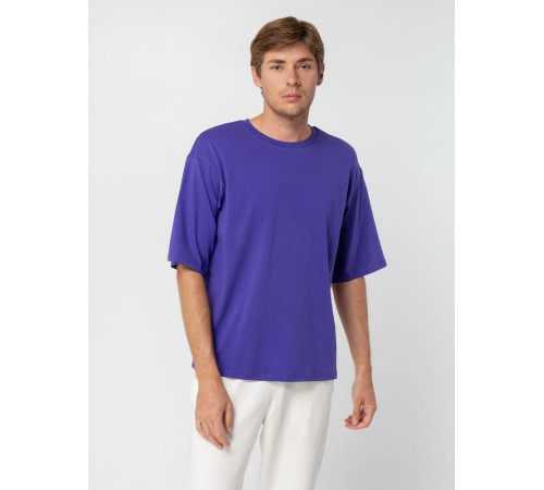 Футболка унисекс оверсайз Street Vibes, фиолетовая