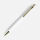 Ручка шариковая Lobby Soft Touch Gold, белая