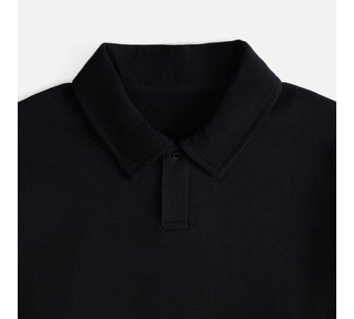 Рубашка поло унисекс Tiimi, черная