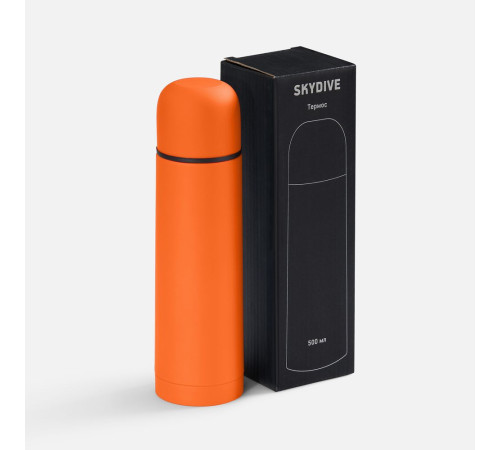 Термос Skydive ver.2, оранжевый