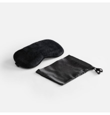 Двухстороняя маска для сна Veluto, черная