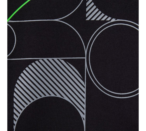 Футболка оверсайз с двойным рукавом Kosmos, черная