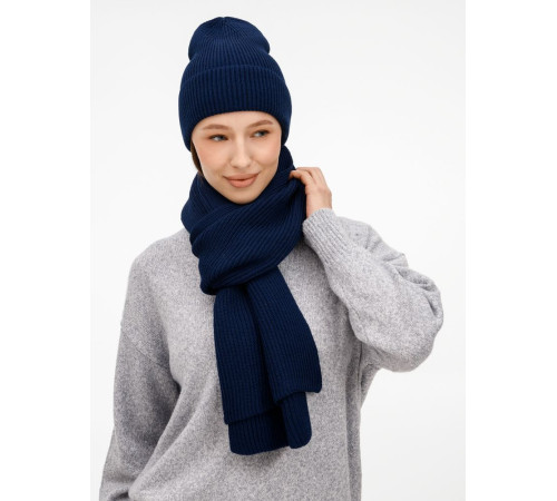 Шапка Nobilis Mono, темно-синяя