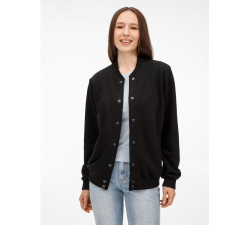 Бомбер унисекс Nuppu, черный