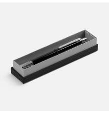 Ручка шариковая Arvent Glossy в футляре, черная