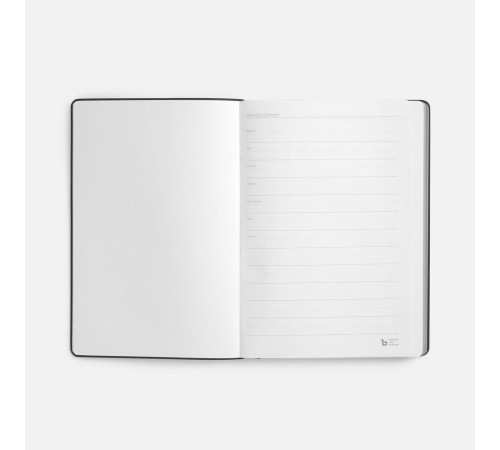 Ежедневник Nebraska Flex, недатированный, красный с серебристым