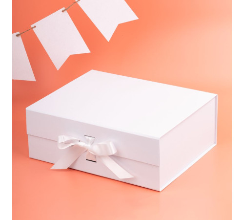 Коробка складная Rusetti, L, белая