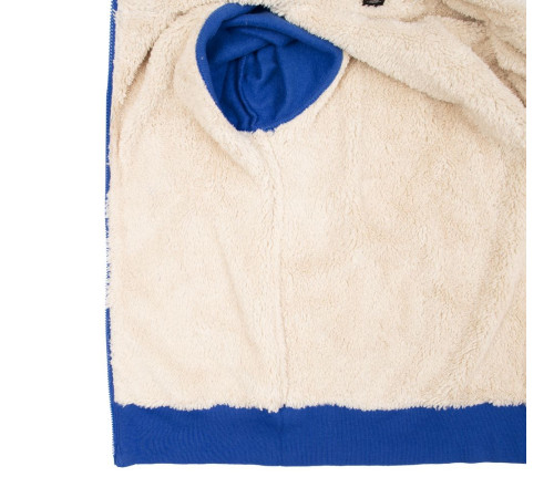 Толстовка унисекс на молнии Sherpa 280, ярко-синяя