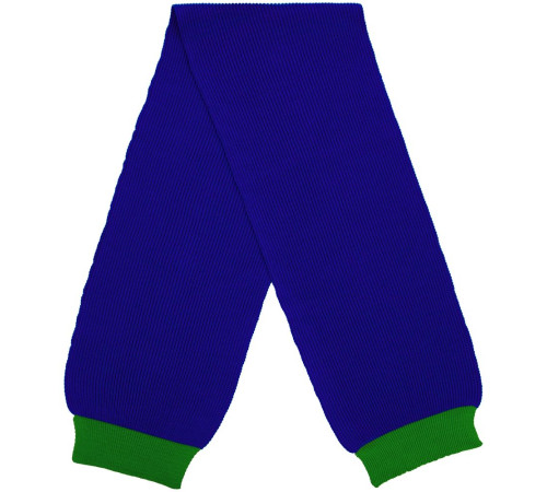 Шарф Snappy, синий с зеленым