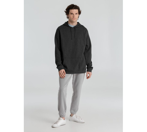 Толстовка с капюшоном унисекс Hoodie, серый меланж (антрацит)