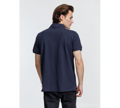 Рубашка поло мужская Virma Premium, темно-синяя