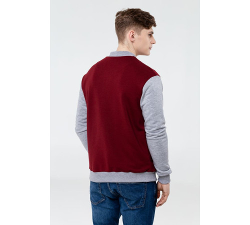 Бомбер College, бордовый