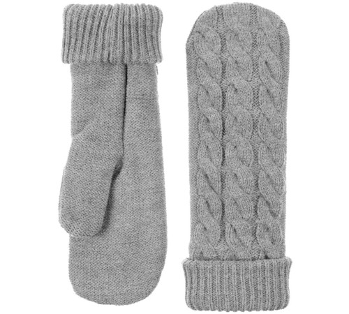 Варежки Heat Trick, светло-серый меланж