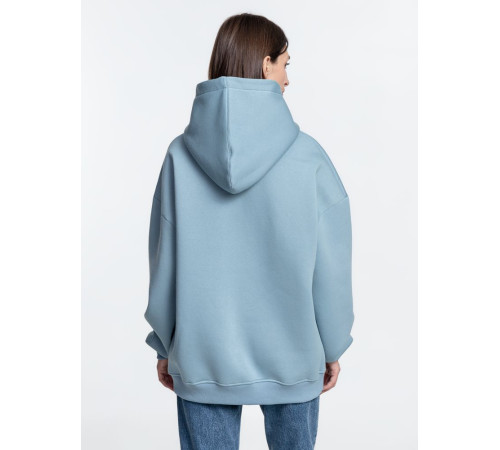 Худи Kulonga Oversize, серо-голубое